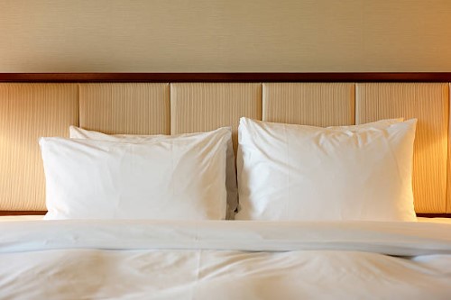 bed sheet and pillow